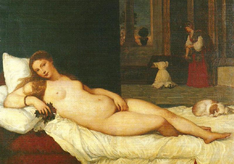 venus fran urbino,kopia efter tizian, Ernst Josephson